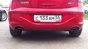 Chery m11exhaust Звук выхлопа Чери м11 без катализатора с Чипом