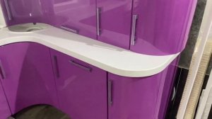 Кухонный гарнитур фасад крашеный стильные кухни с Техникой