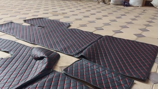 Напольное покрытие в КамАЗ в стиле ромбик ( Кизлярские обшивки на КамАЗ ) смотреть онлайн
