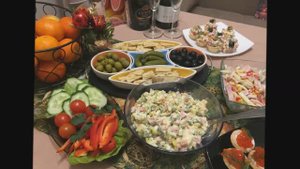 Простое меню на Новый год для двоих