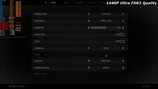 Remnant 2 | RX 6600 + Ryzen 5 3600 | Performance Test