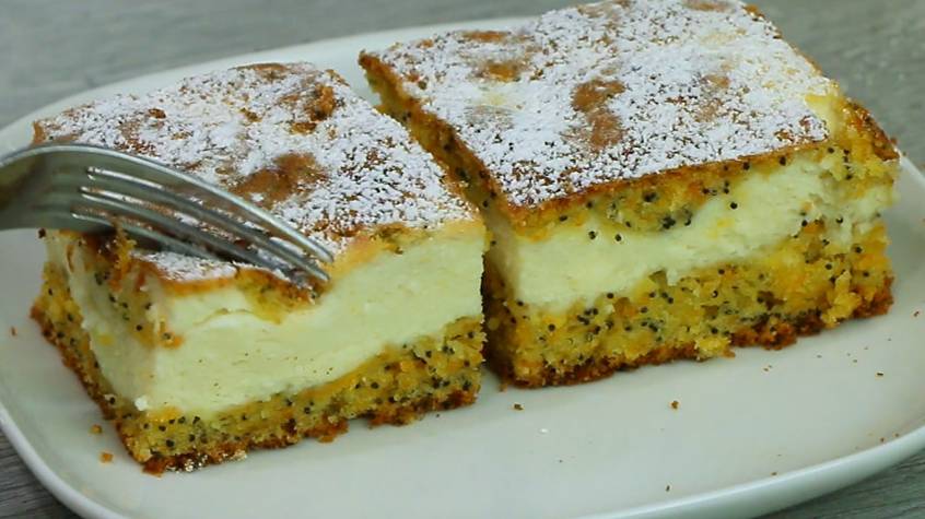 Морковный пирог с творогом. Простой и очень вкусный