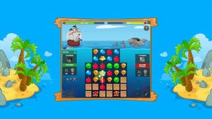 Легенды морей 8 остров Затопленный город 5 уровень Акулий вождь