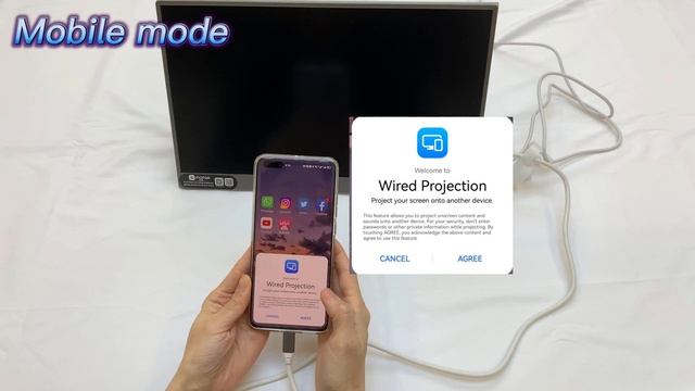 How to connect an Android phone by Type-C ingnok portable monitor 15.6 FHD смотреть онлайн