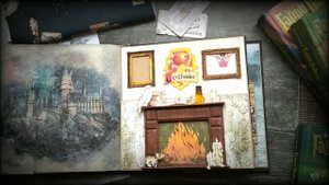 Альбом.Скрапбукинг.Harry Potter.DIY pop up page/Tutorial video/Scrapbook Ideas/album.Мастер-класс.