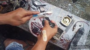 Cleaning carburator F6A12VALVE scrum