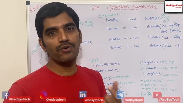# 96 HashMap in Java with Examples | HashMap (Java Platform SE 8 ) | Java HashMap | Java |RedSysTec