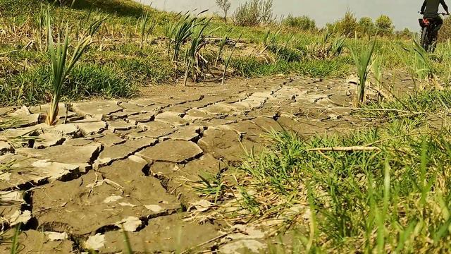 Голубая лагуна глазами велосипедиста. Корова хотела угнать мой байк