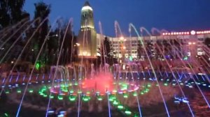 "Поющий" фонтан в Красноярске