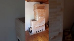 Печь подовая на шанцах или низкотемпературная плазменная установка отопительно-варочная из кирпича.