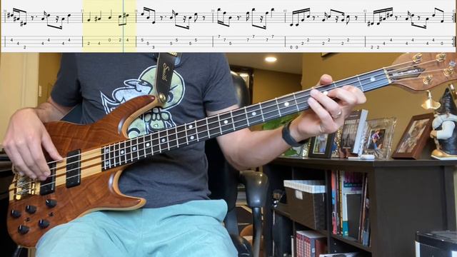 Hotel California by the Eagles Isolated Bass Cover with Tab