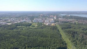Дом в д. Талаево, Солнечногорский район. Съемка с воздуха