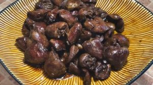 Куриные сердечки к пиву.