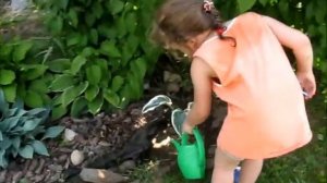 на даче с надувным детским бассейном 26 июня 2016