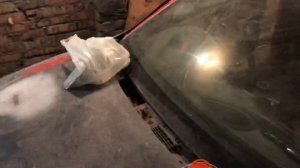 Покраска Монтаной - Montana Black + Лак