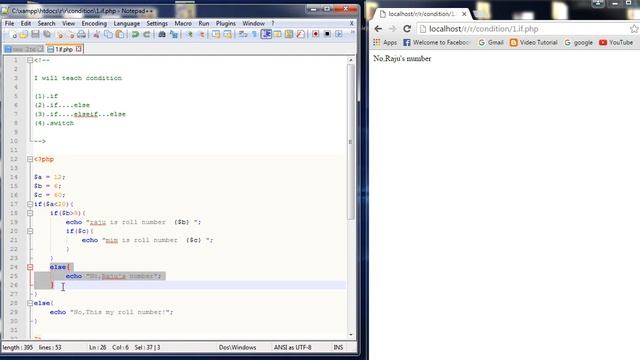 37. How to use php nexted if elseif else condition смотреть онлайн
