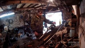 Установка пружин отбоя в вилку иж