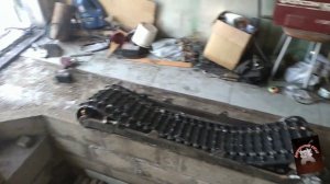 Самодельный снегоход из самодельной мотособаки. Ч. 3.Форсирование и модернизация гусянки.