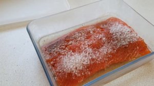 Солим лосось. РЕЦЕПТ. ПРОЩЕ НЕКУДА.