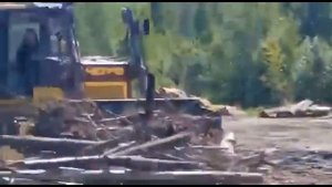 Бульдозер ЧЕТРА Т 9 01ЯБР3 в работе / ТехЗап