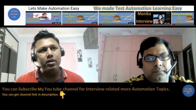 Automation Testing - Java Mock Interview (2.5 Years Automation Experience) | Pradeep Nailwal