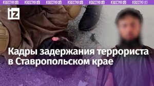 Террориста задержали в Ставропольском крае: кадры / Известия