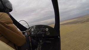 Автожир Казачок. Первый полет после ремонта. Вид из кабины