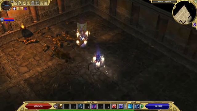 LoC Ragnarok Alpha Gameplay - Epic Minoan Labyrinth смотреть онлайн