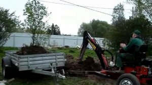 landformer100 прицепной миниэкскаватор