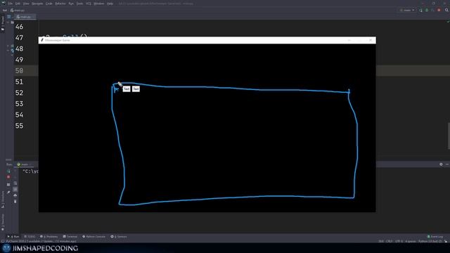 Python Projects - Learn to build a game (OOP) - Creating Cells & Mines
