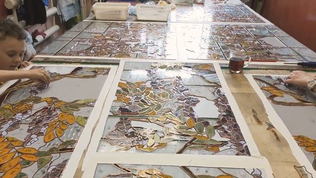 Витражи по мотивам самого Тиффани! смотреть онлайн