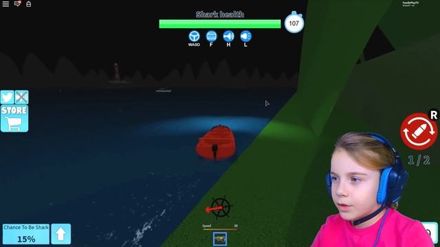 Я ПРОТИВ ОГРОМНОЙ АКУЛЫ в ROBLOX смотреть онлайн