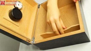 Хьюмидор для 50 сигар черный