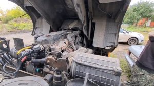 DAF XF 105 510 Замена масла на Shell Rimula 10w40,Как прокачать топлевную систему Даф 105.