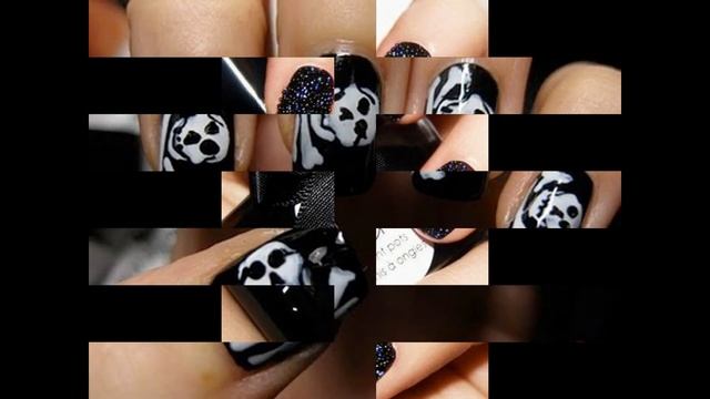 Модный черный маникюр фото идеи маникюра "черные ногти"