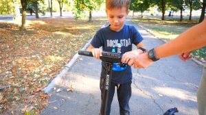 Марк купил себе электросамокат. Распаковка и тест драйв. Влог Mark Life