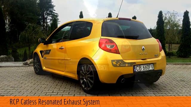 Renault Clio RS F1 | RCP Catless Resonated Exhaust смотреть онлайн