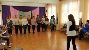 Танец "По полю, полю" подг.