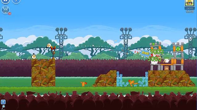 Angry Birds Friends :: Week 46 :: Level 1 :: April 1st, 2013 :: 3 Stars :: High Score смотреть онлайн