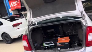 Убойная и необычная аудиосистема в Лада Калина 💪 Автозвук в Lada Kalina от Автостиль