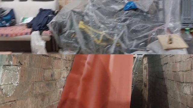 Заливка бетонной плиты 130мм в подвале гаража.