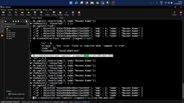 Collections in MongoDB - MongoDB Administration - Part 6 #mongodb #dba #mongodbtutorial