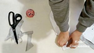 Носки за 10 минут | Как построить выкройку и сшить носки | DIY Socks | tutorial