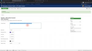 Уведомление об использовании COOKIES для Joomla. Практика.