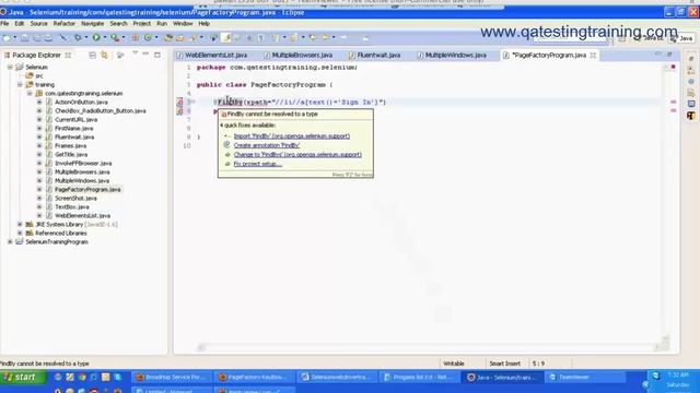 Selenium Webdriver - How to design Page object Model - Pagefactory смотреть онлайн