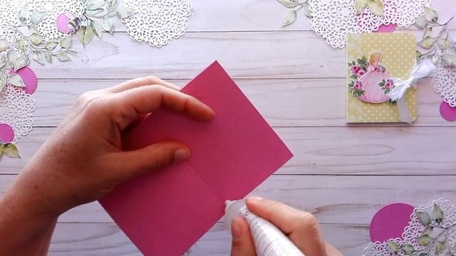 Мини альбом из одного листа бумаги.