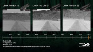 Bildvergleich HIKMICRO LYNX Pro LH 15, Pro LH 19, Pro LH 25