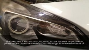 Тюнинг фар Опель Астра GTC - ENGEL EYES CCFL