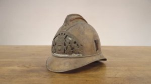 Реставрация каски пожарного 1895 года