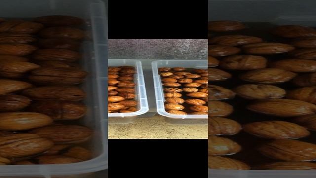 Грецкие орехи. 1 этап замачивание
